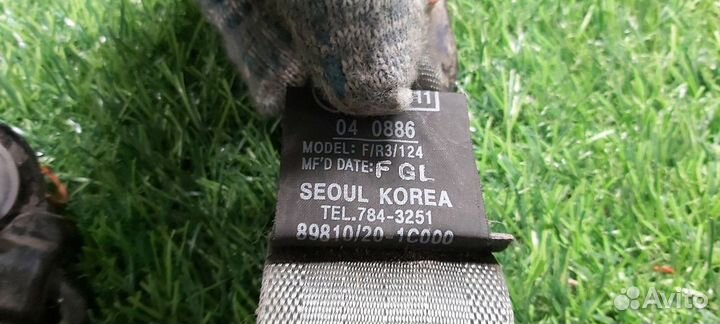 Ремень безопасности задний левый Hyundai Getz