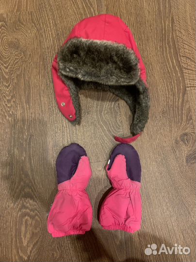 Варежки Керри и шапка ушанка Рейма