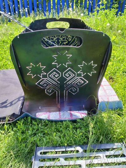 Мангал 21RUS Козловка+чехол+кочерга+2полки