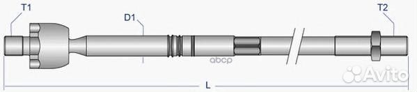 Тяга рулевая перед прав/лев opax1230 Moog