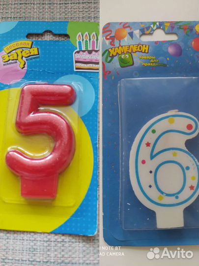 Цифра на торт день рождения