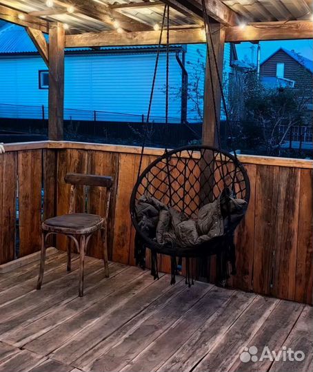 Качеля гомак, качеля пончик, садовая качеля