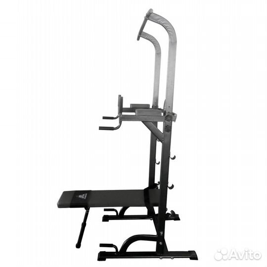 Турник - брусья со скамьей DFC power tower G005