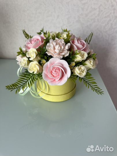 Букет цветов из мыла, букет роз, букет с доставкой