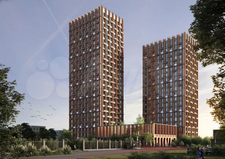 2-к. апартаменты, 54,3 м², 7/25 эт.