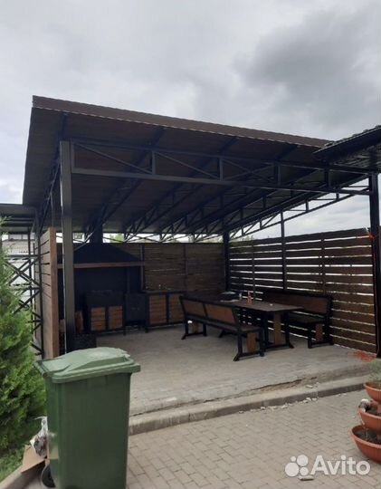 Мангальная зона лофт