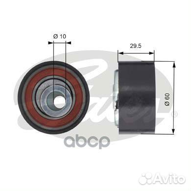 Натяжной ролик привода грм PowerGrip T43147 Gates