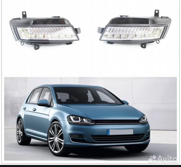 Светодиодные противотуманные фары гольф 7