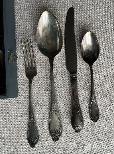 Набор столовых приборов мельхиор зиш СССР 60-е