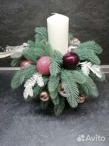 Новогодняя композиция в бокале