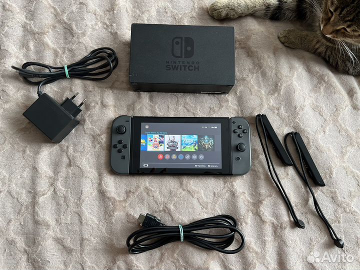Прошитый Nintendo Switch + 128gb