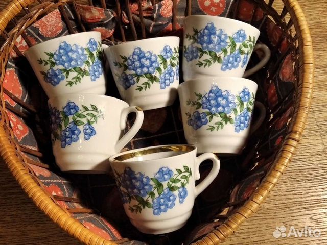 Кофейные и чайные чашки СССР