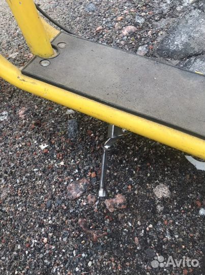 Самокат взрослый с надувными колесами