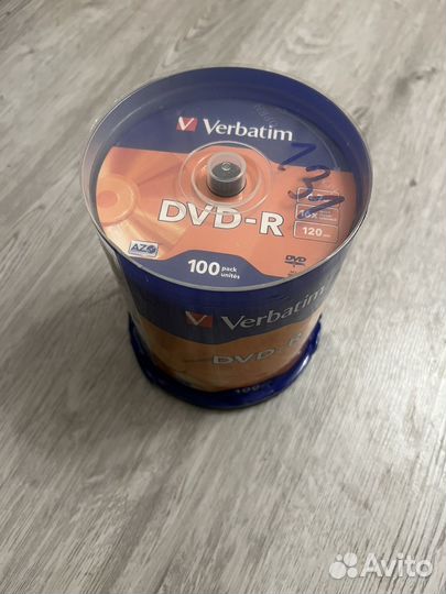 Диски CD-R и DVD-R 100 шт