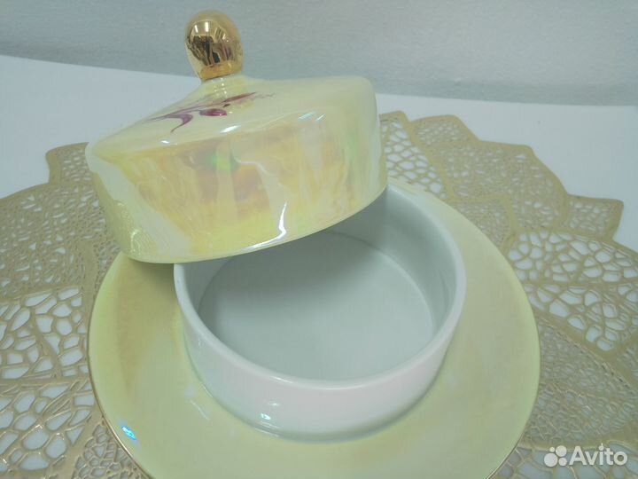 Масленка из сервиза ГДР Fortuna Eisenberg