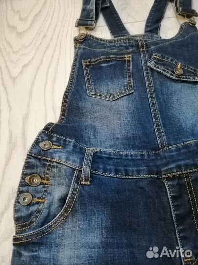 Комбинезон джинсовый 44 46