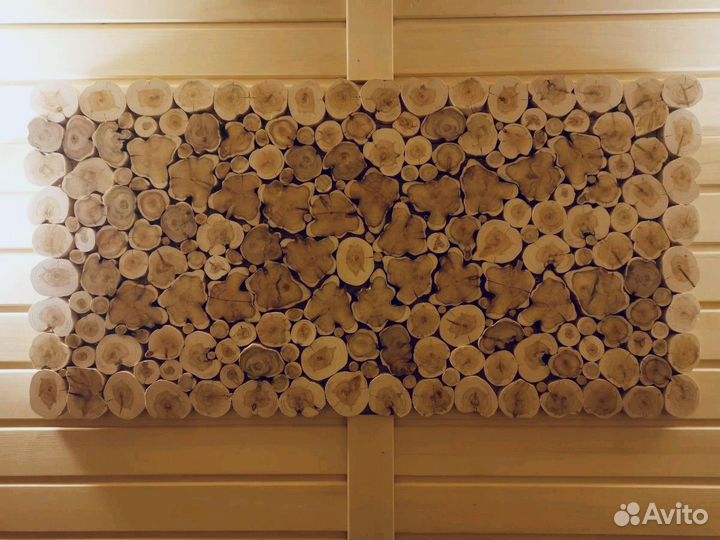 Панно из можжевельника