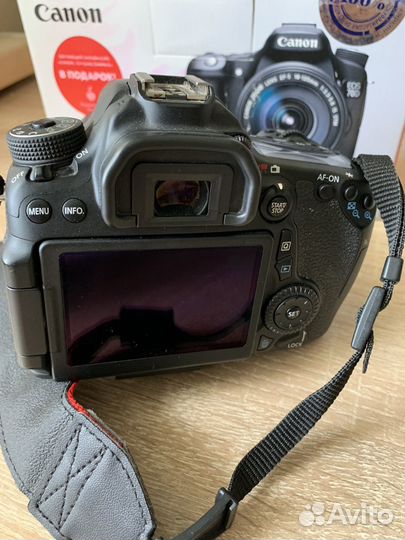 Зеркальный фотоаппарат canon 70d