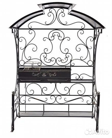 Мангал с крышей