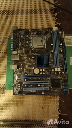 Материнская плата с проц pentium core 2 duo