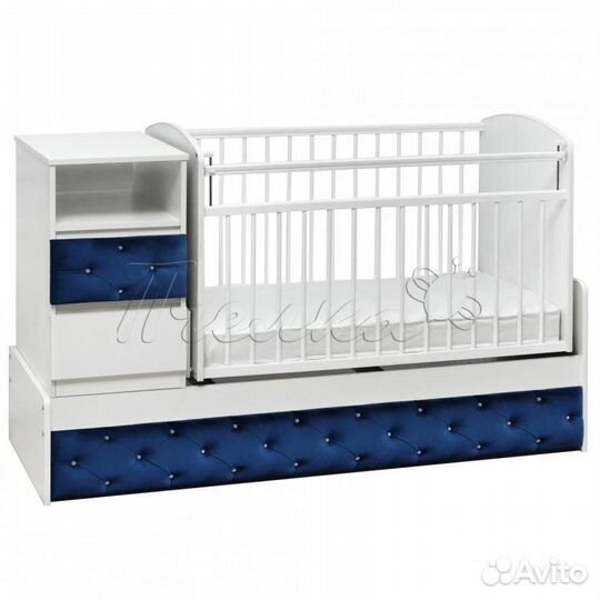 Детская кроватка трансформер с маятником