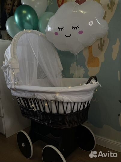 Детская кровать люлька для новорожденных