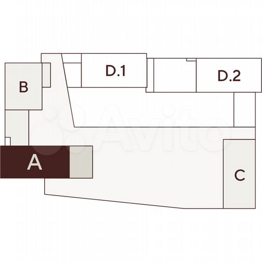 2-к. квартира, 61,5 м², 4/26 эт.