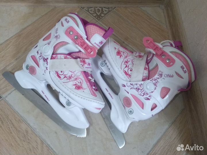 Коньки детские раздвижные 30-33