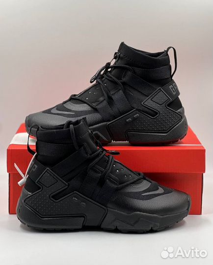 Мужские кроссовки Nike Air Huarache Gripp Black