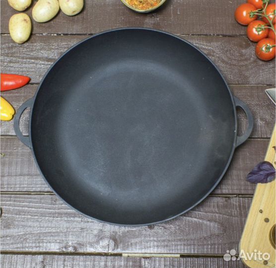Сковорода жаровня чугун