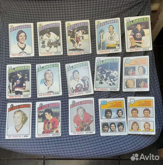 Коллекция хоккейных карточек нхл 1975-76 год