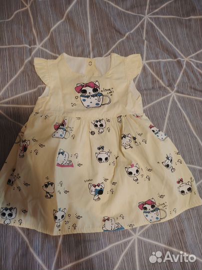 Платье для девочки 74 80