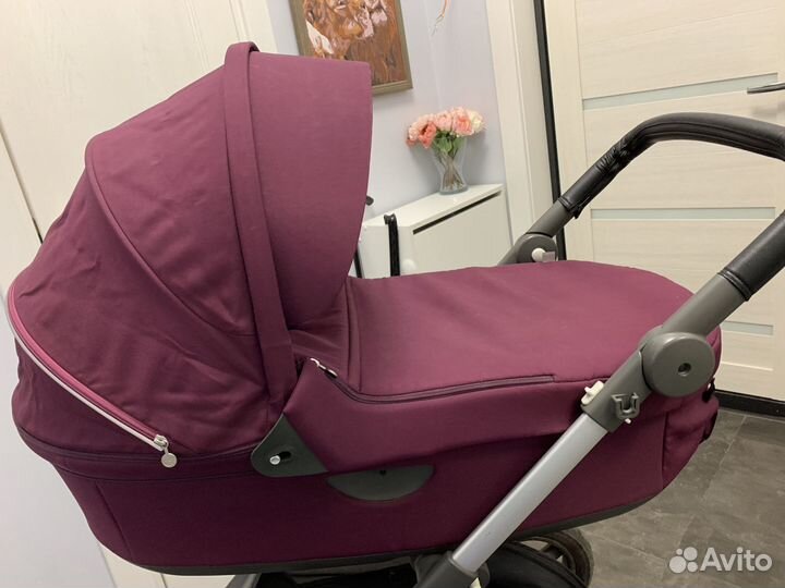Коляска 3 в 1 stokke trailz с колесами terrain