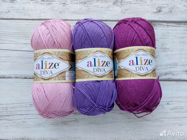 Пряжа Ализе Дива Alize Diva