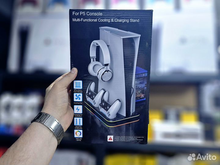 Док станция PS5 / Зарядка / Охлаждение