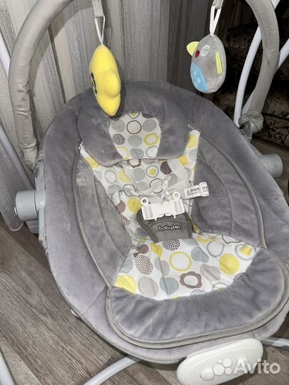 Детские качели-шезлонг 2в1