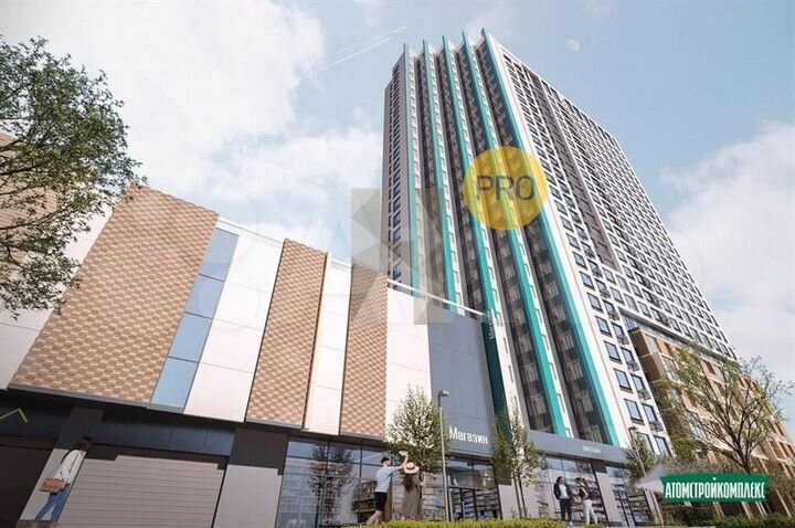 2-к. квартира, 69,6 м², 25/26 эт.