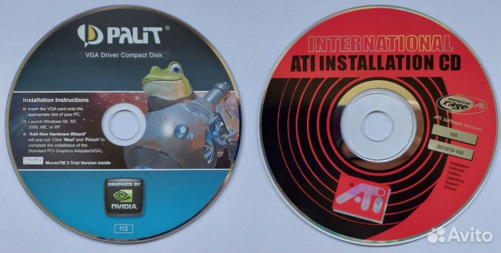 Драйверы на CD для Windows 3.1, 9x, XP