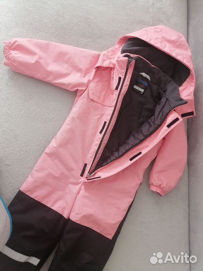 Зимний комбинезон для девочки 98 с мехом