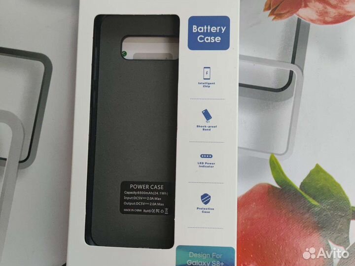 Чехол зарядник на Samsung s8 plus