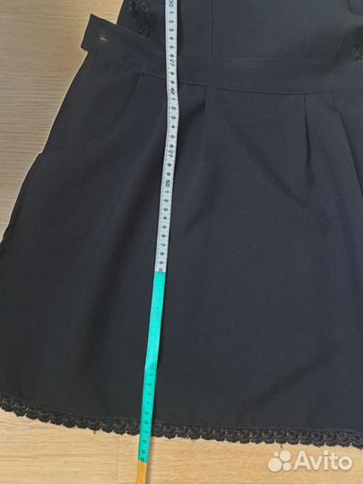 Школьный фартук черный