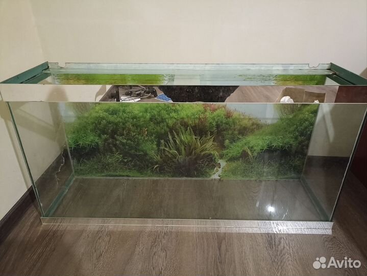 Аквариум с принадлежностями для черепахи