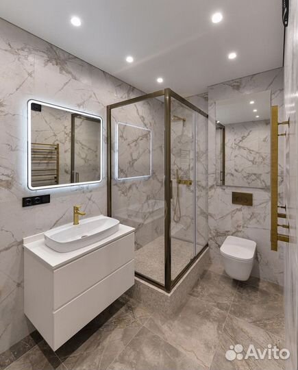 Ремонт квартир под ключ (без предоплаты)