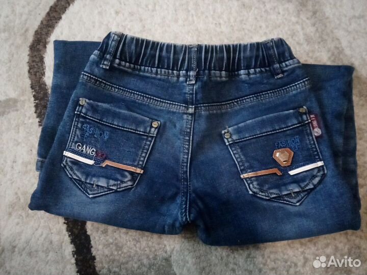 Джинсы утеплённые