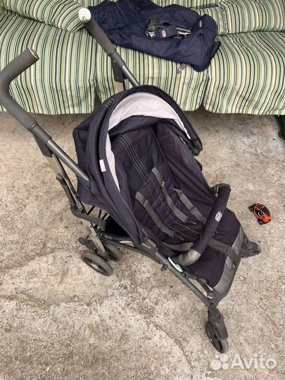 Коляска liteway chicco джинс