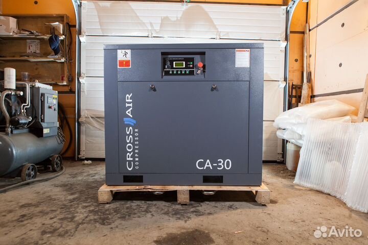 Компрессор 30 кВт винтовой 8/10 Бар