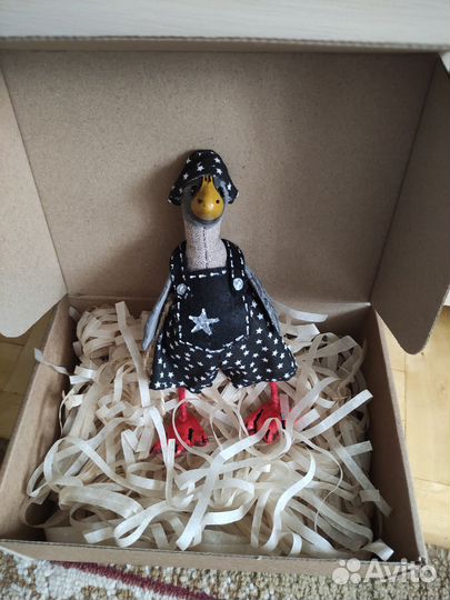 Гусь тильда ручной работы