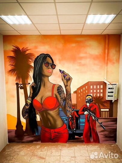 Художественная роспись стен