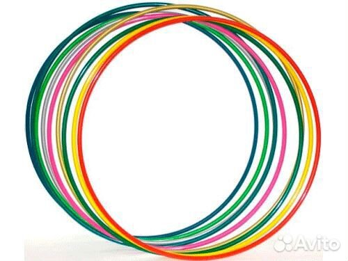 Обруч гимнастический пластиковый