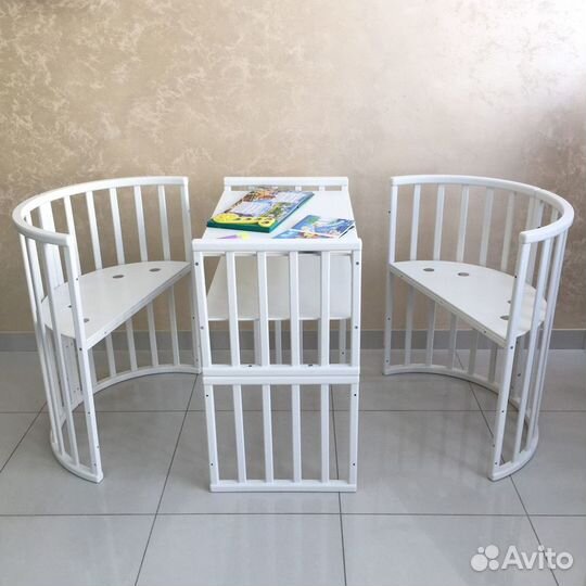 Детская кровать трансформер из массива